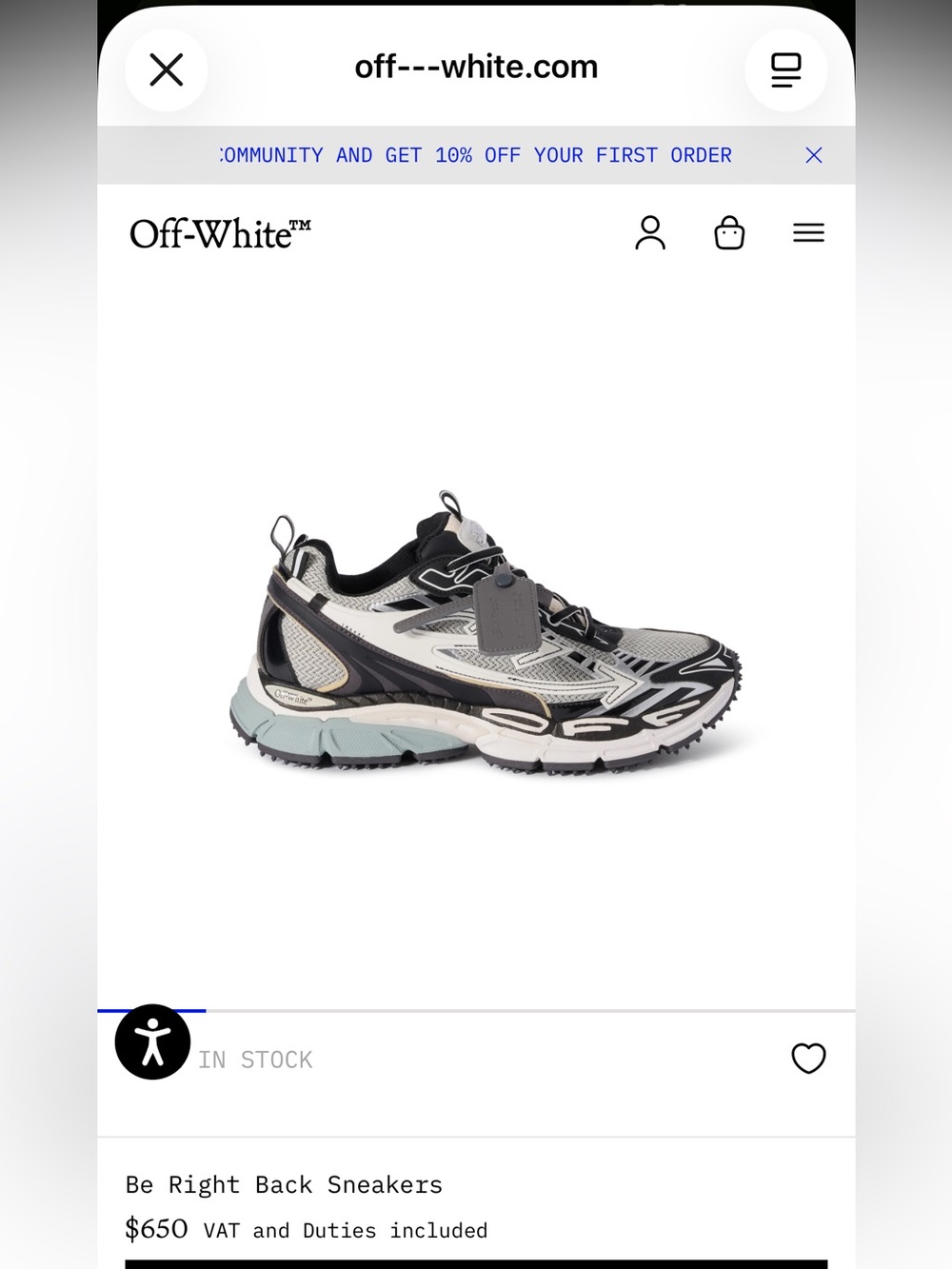 Off white - Picture 6 of 7